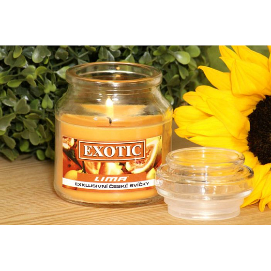 Lima Aroma Dreams Exotic aromatická svíčka sklenička s víčkem 120 g