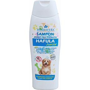 Herbavera Hafula junior antiparazitní šampon pro štěňata, 250 ml Herbavera Hafula junior antiparazitní šampon pro štěňata, 250 ml