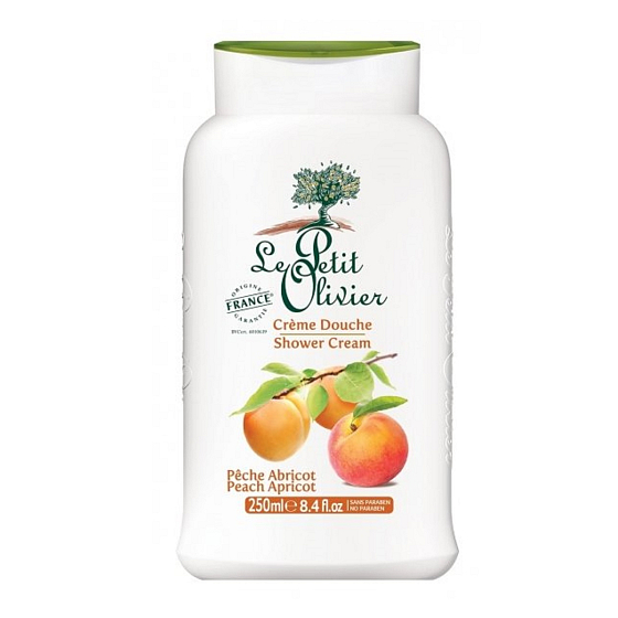 Le Petit Olivier Broskev a meruňka sprchový krém 250 ml