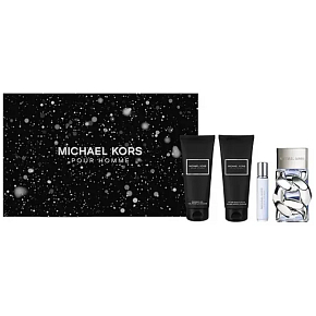 Michael Kors pour Homme parfémovaná voda 100 ml + voda po holení 100 ml + sprchový gel 100 ml + cestovní sprej 10 ml, dárková sada pro muže Michael Kors pour Homme parfémovaná voda 100 ml + voda po holení 100 ml + sprchový gel 100 ml + cestovní sprej 10 ml, dárková sada pro muže