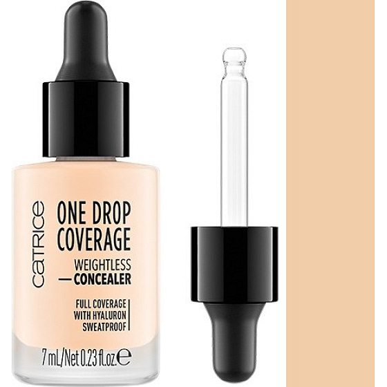 Catrice One Drop Coverage Weightless Concealer korektor 002 True Ivory 7 ml