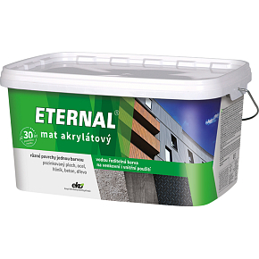 Eternal mat akrylátový univerzální barva na dřevo kov beton, 17 žlutá, 5 kg Eternal mat akrylátový univerzální barva na dřevo kov beton, 17 žlutá, 5 kg