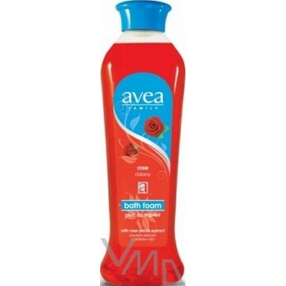 Avea Family Rose krémová pěna do koupele 1 l