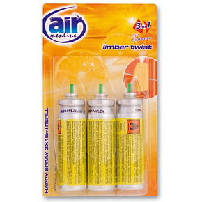 Air Menline Limber Twist náplň do osvěžovač vzduchu 3× 15 ml Air Menline Limber Twist náplň do osvěžovač vzduchu 3× 15 ml