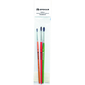 Spokar 7102 sada školních štětců, č. 2, 4, 6 Spokar 7102 sada školních štětců, č. 2, 4, 6