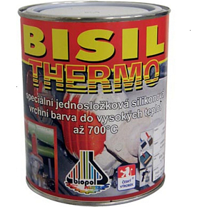 Bisil Thermo žáruvzdorná barva 700 °C, stříbrná, 700 g