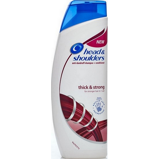 Head&Shoulders Thick & Strong šampon na vlasy proti lupům 400 ml