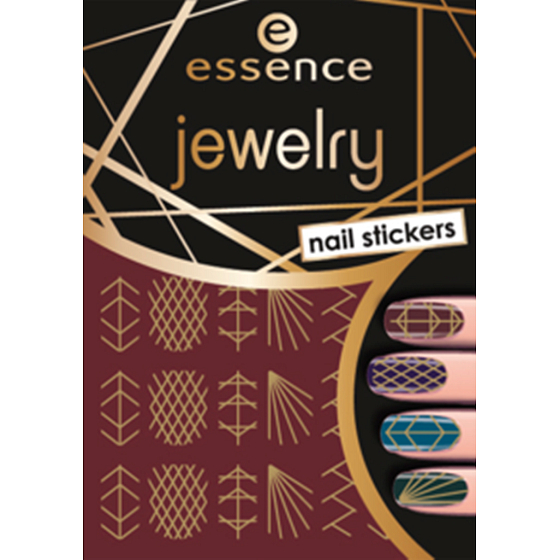 Essence Nail Art Jewelry nálepky na nehty 09 1 aršík