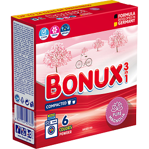 Bonux prací prášek Color Pure Magnolia 390 g, 6 dávek