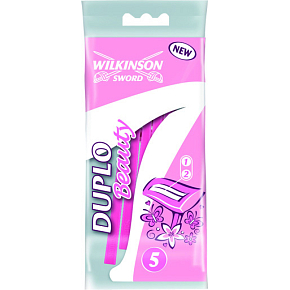 Wilkinson Sword Duplo Beauty jednorázové holítka, 2 břity, 5 ks