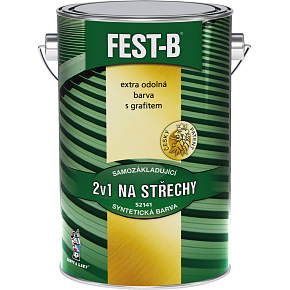 FEST-B S2141, antikorozní nátěr na železo, 0155 antracit, 5 kg