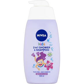 Nivea Kids Girl 2v1 sprchový gel a šampon, 500 ml Nivea Kids Girl 2v1 sprchový gel a šampon, 500 ml