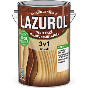 Lazurol 3v1 S1045 tenkovrstvá lazura na dřevo T060 pinie 4 l