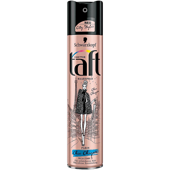 Taft City Styles Paris Chic Chignon Supreme Hold mega silná fixace 5 lak na vlasy 250 ml