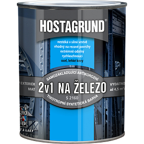 Hostagrund 2v1 S2160 základní i vrchní barva na kov, 0540 tmavě zelená, 600 ml