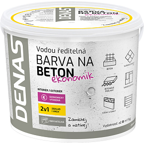 DENAS BETON EKONOMIK barva na beton, 0110 šedý, 5 kg