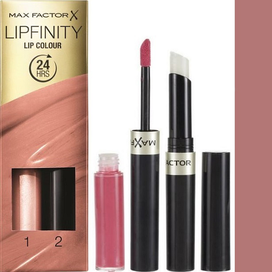 Max Factor Lipfinity Lip Colour rtěnka a lesk 016 Glowing 2,3 ml a 1,9 g