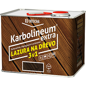 Karbolineum Extra 3v1 lazura na dřevo, třešeň, 3,5 kg