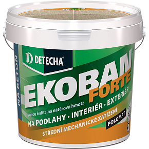 Detecha Ekoban Forte barva na dřevo i beton, šedá, 15 kg