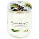 Heart & Home Bílý čaj & Eukalyptus Sojová vonná svíčka velká hoří až 70 hodin 310 g