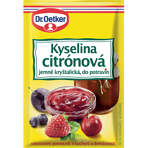 Dr. Oetker kyselina citrónová 20 g Dr. Oetker kyselina citrónová 20 g
