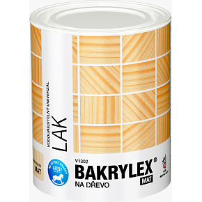 Bakrylex V1302 univerzál mat disperzní lak na dřevo bezbarvý, 600 g