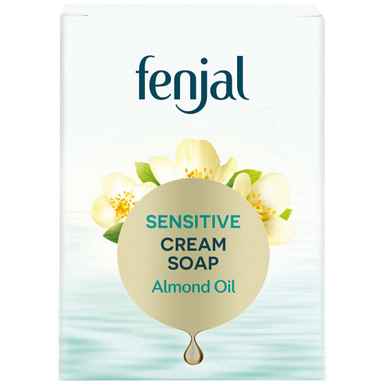 Fenjal Sensitive krémové mýdlo s mandlovým olejem 100 g