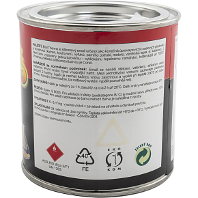 Bisil Thermo žáruvzdorná barva 700 °C, stříbrná, 350 g