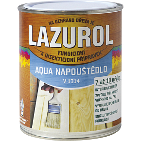 Lazurol Aqua napouštědlo V1314 prevence proti houbám a hmyzu bezbarvý, 700 g Lazurol Aqua napouštědlo V1314 prevence proti houbám a hmyzu bezbarvý, 700 g