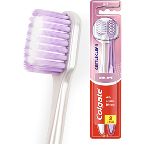 Colgate Gentle Clean Sensitive zubní kartáček 2-pack