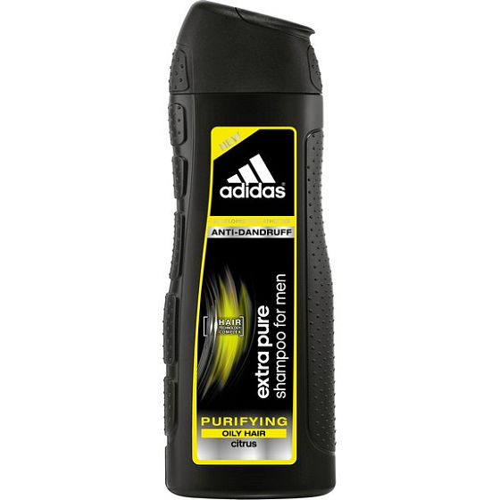 Adidas Extra Pure proti lupům šampon pro mastné vlasy pro muže 400 ml