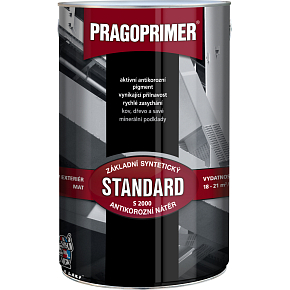 Pragoprimer Standard S2000 základní barva na kov, 0100 bílá, 4 l
