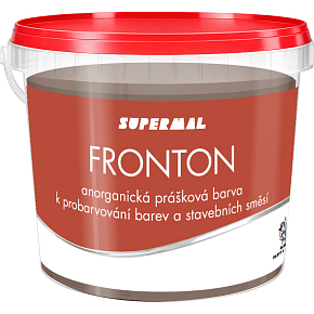 Fronton prášková barva do stavebních směsí malt a betonů, 0281 tmavě hnědá, 800 g