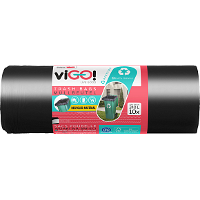 viGO pytle na odpad, 48 µ, 116 × 150 cm, 240 l, 10 ks viGO pytle na odpad, 48 µ, 116 × 150 cm, 240 l, 10 ks